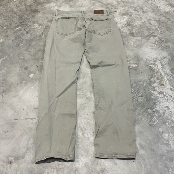 Lucky Brand Jeans Mens 32X32 Beige Stretch 121 Slim Straight Casual Everyday - Picture 7 of 8